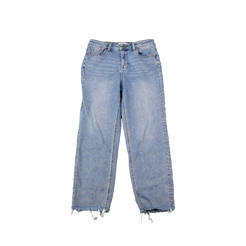 VIGOSS Stevie Jeans Womens 29 (28x24.5) Crop Straight Blue Denim